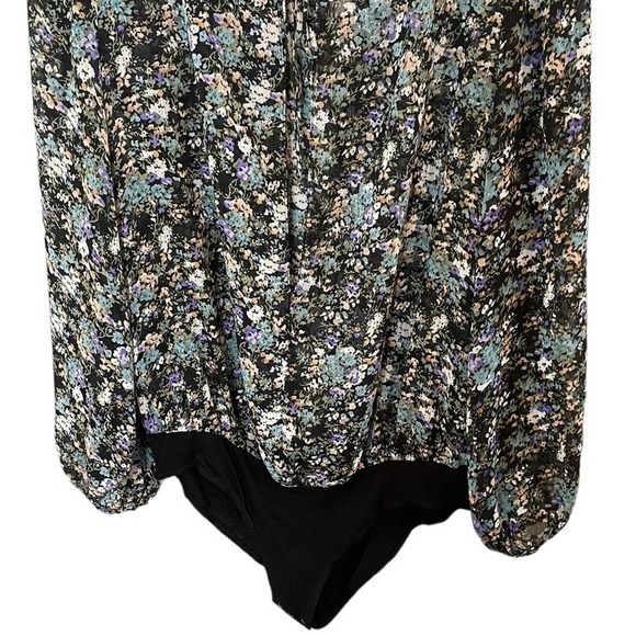 Free People Intimately Women’s Sheer Floral Bodysuit Size Small - Picture 4 of 7